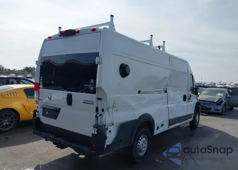 2024 Ram Promaster 3500 Cargo Van Tradesman High Roof 159 Wb Ext W/Pass Seat из США, поврежденный, VIN 3C6MRVJG5RE100834